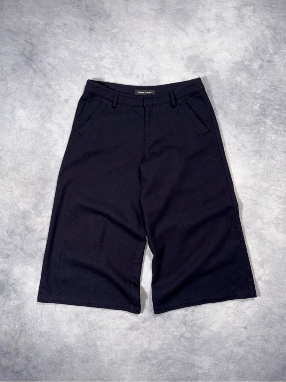 AS KNOW AS DE BASE JAPAN Vintage Archive Avantgarde Rick Yohji Style Wool Capri